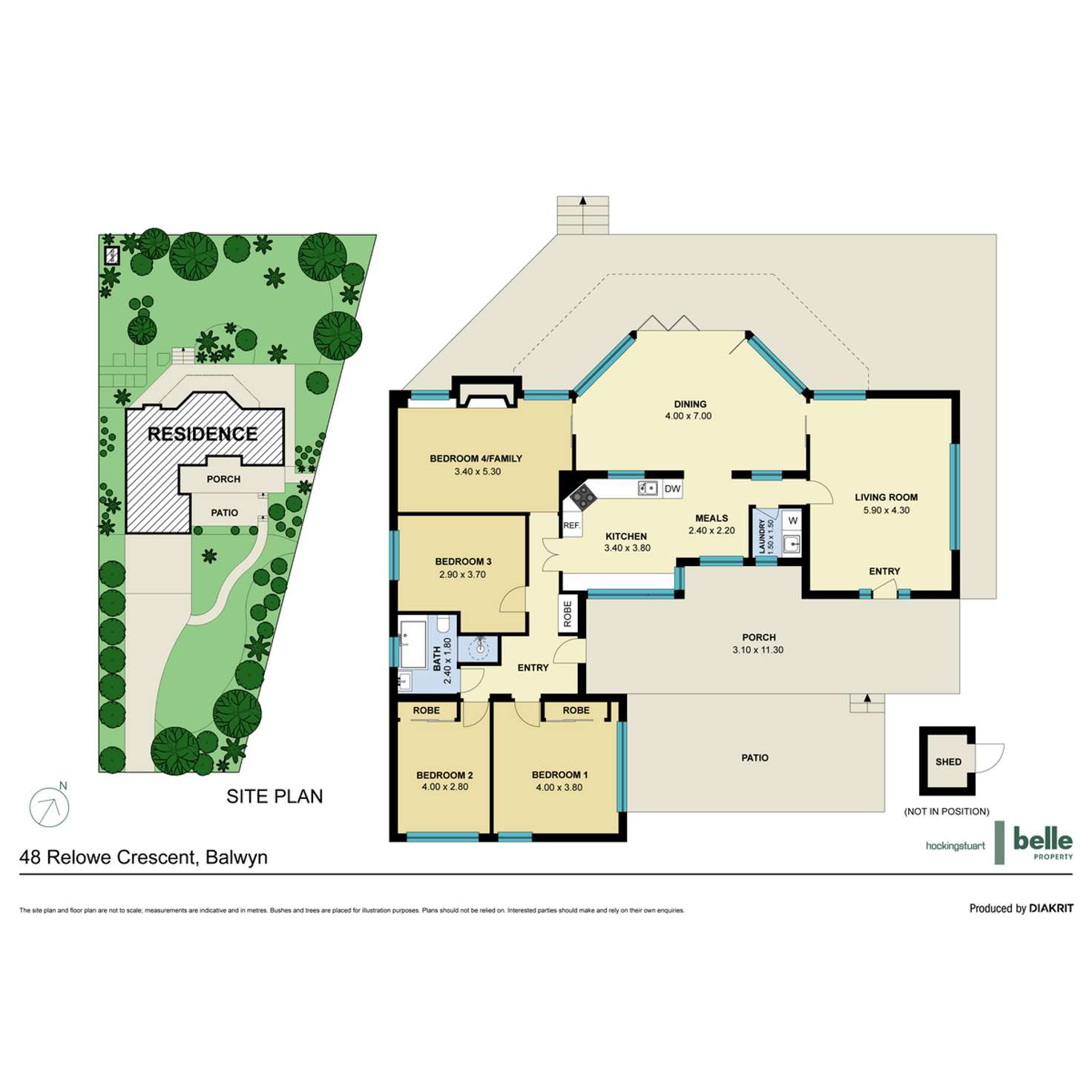 Floorplan of Homely house listing, 48 Relowe Crescent, Balwyn VIC 3103