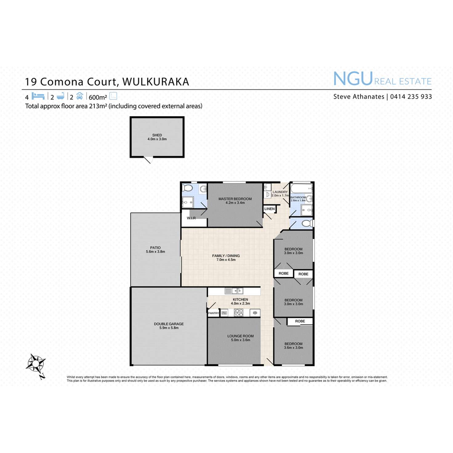 Floorplan of Homely house listing, 19 Comona Court, Wulkuraka QLD 4305