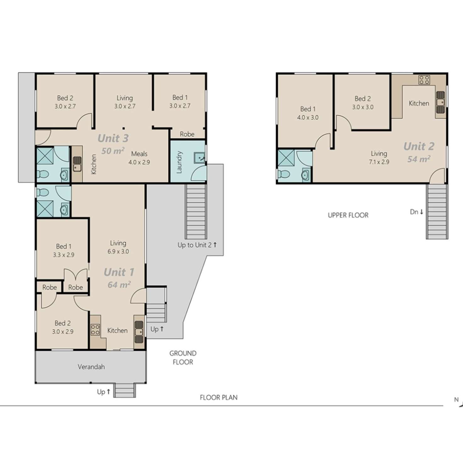Floorplan of Homely house listing, 54 Tageruba Street, Coochiemudlo Island QLD 4184