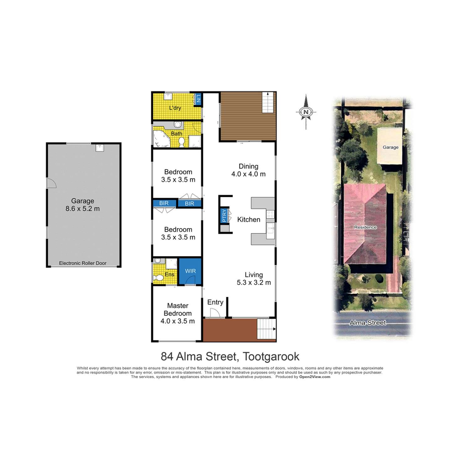 Floorplan of Homely house listing, 84 Alma Street, Tootgarook VIC 3941