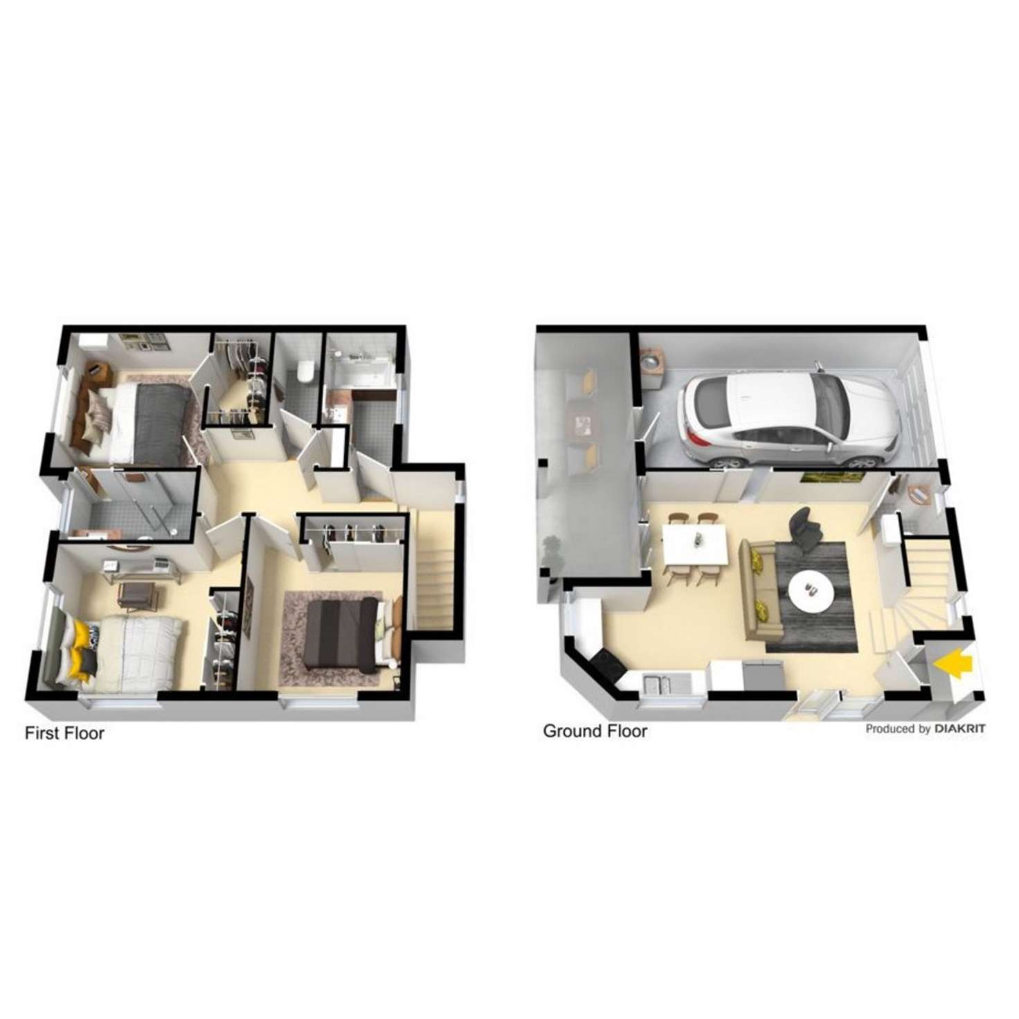 Floorplan of Homely townhouse listing, 12/16 David Street, Burpengary QLD 4505