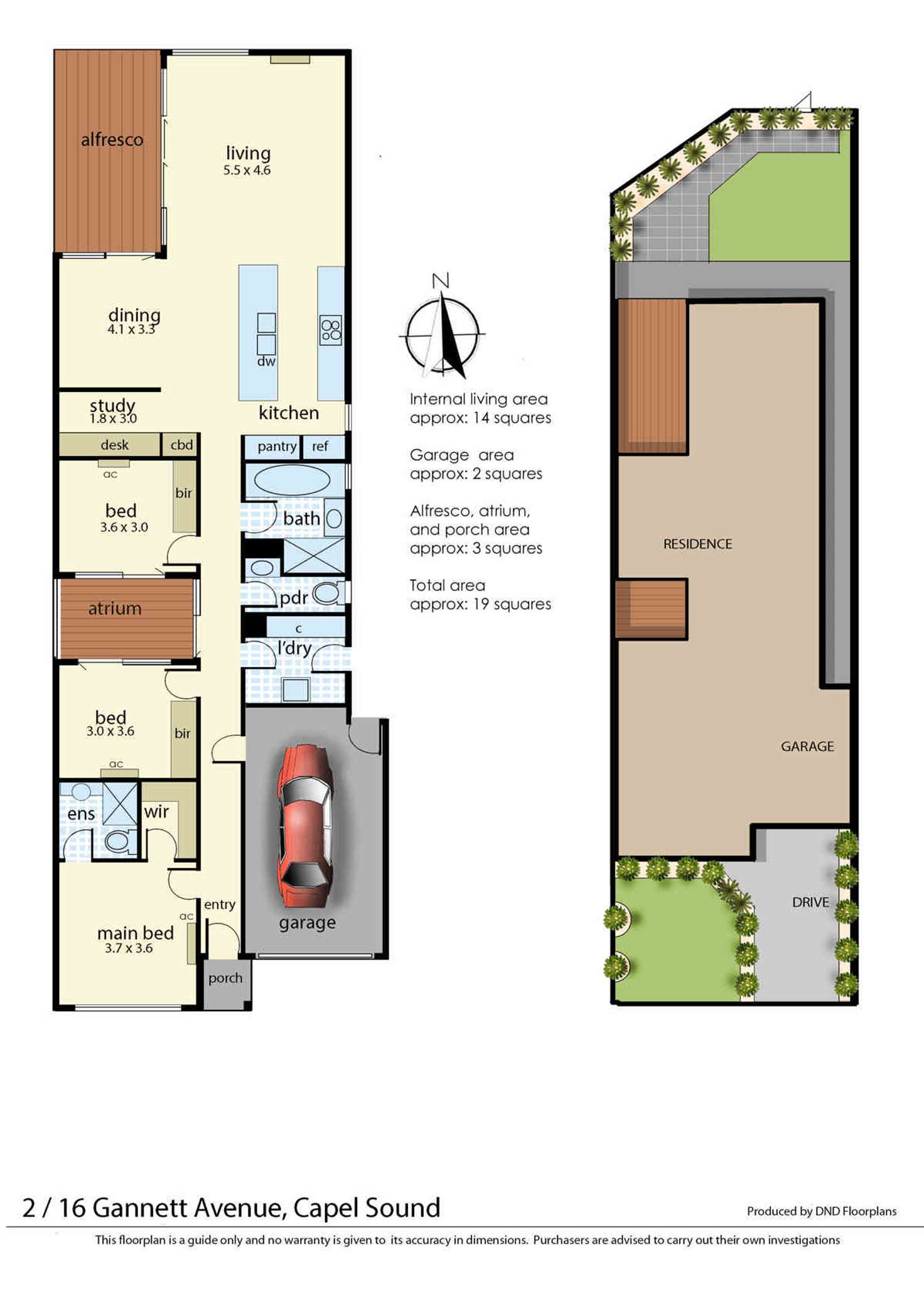 Floorplan of Homely house listing, 16 Gannett Avenue, Capel Sound VIC 3940
