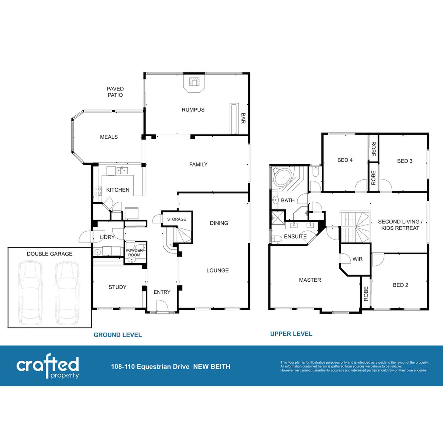 Floorplan of Homely house listing, 108-110 Equestrian Drive, New Beith QLD 4124