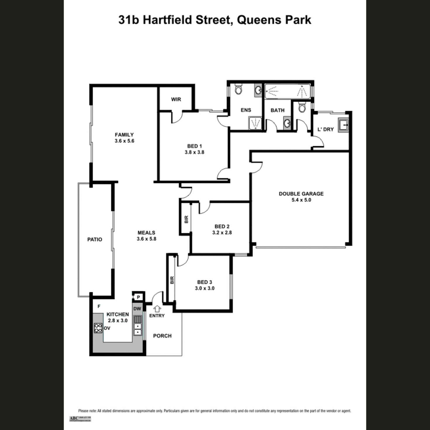 Floorplan of Homely house listing, 31b Hartfield Street, Queens Park WA 6107