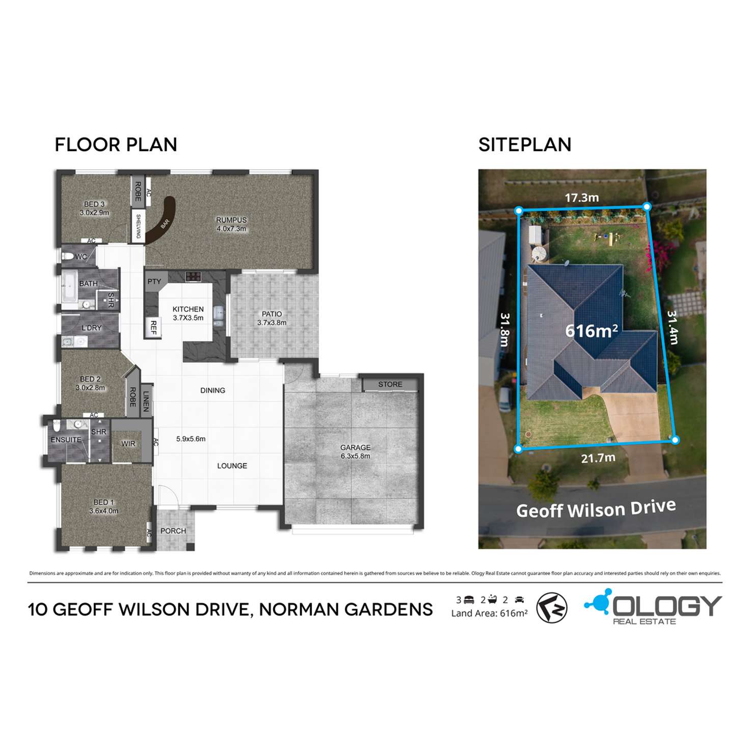 Floorplan of Homely house listing, 10 Geoff Wilson Drive, Norman Gardens QLD 4701