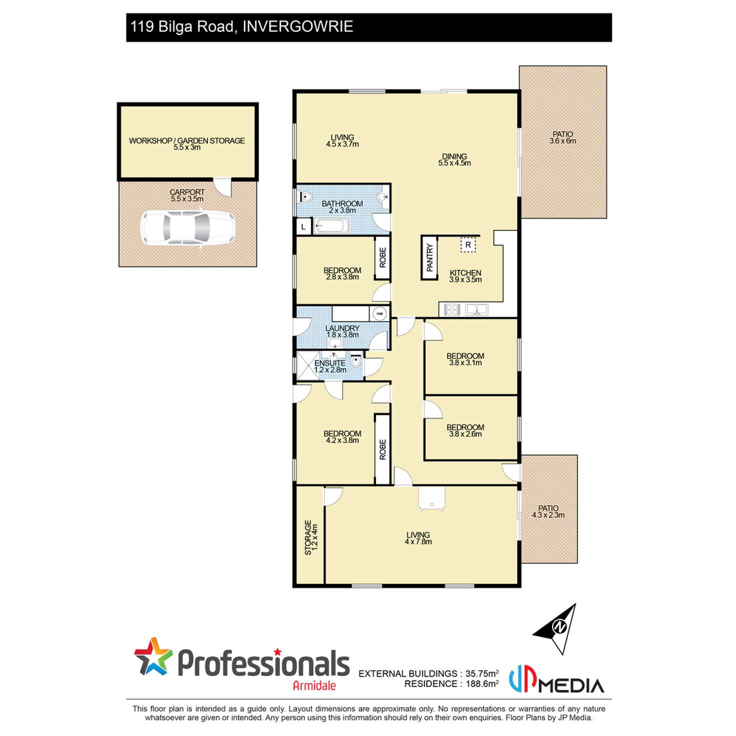 Floorplan of Homely house listing, 119 Bilga Road, Invergowrie NSW 2350