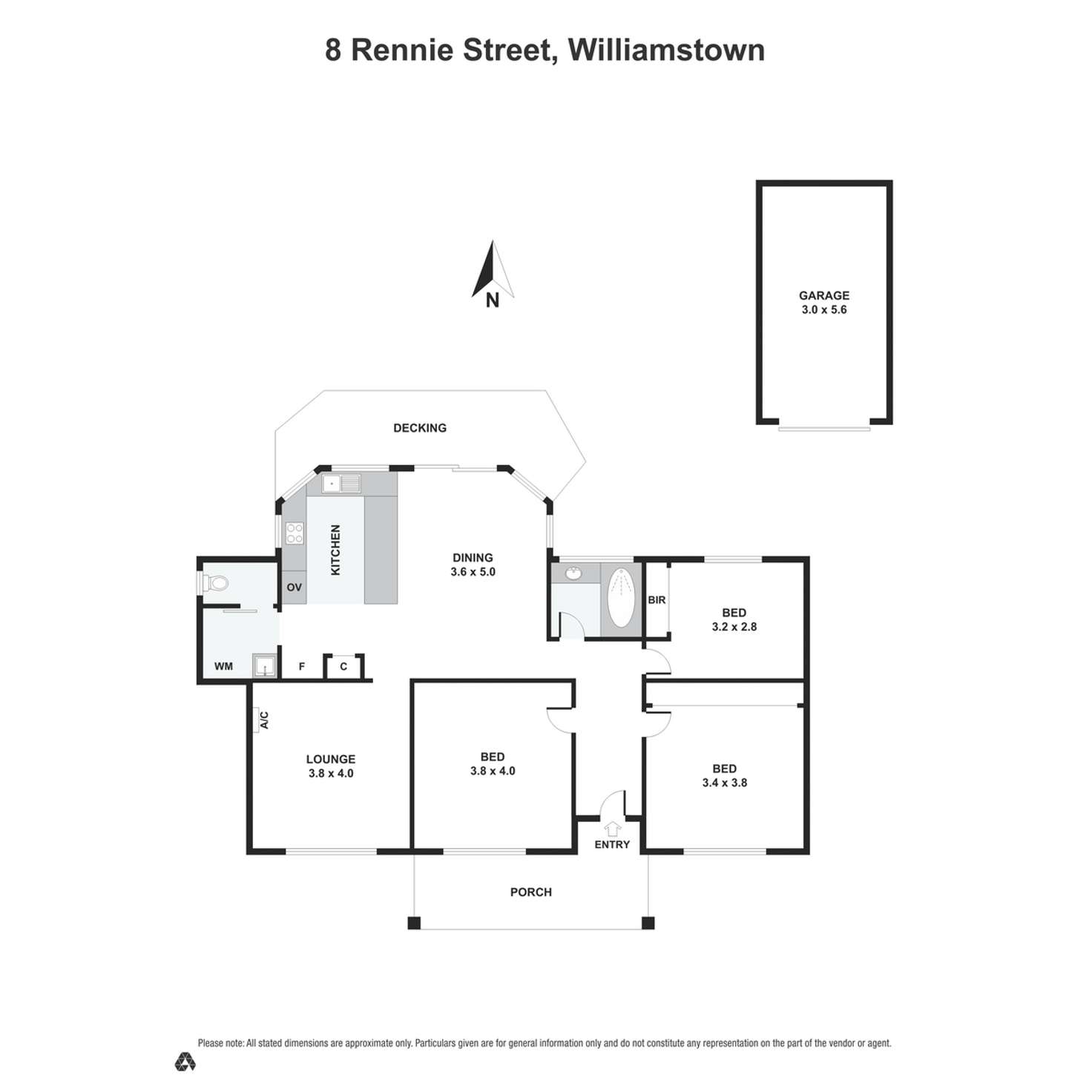 Floorplan of Homely house listing, 8 Rennie Street, Williamstown VIC 3016