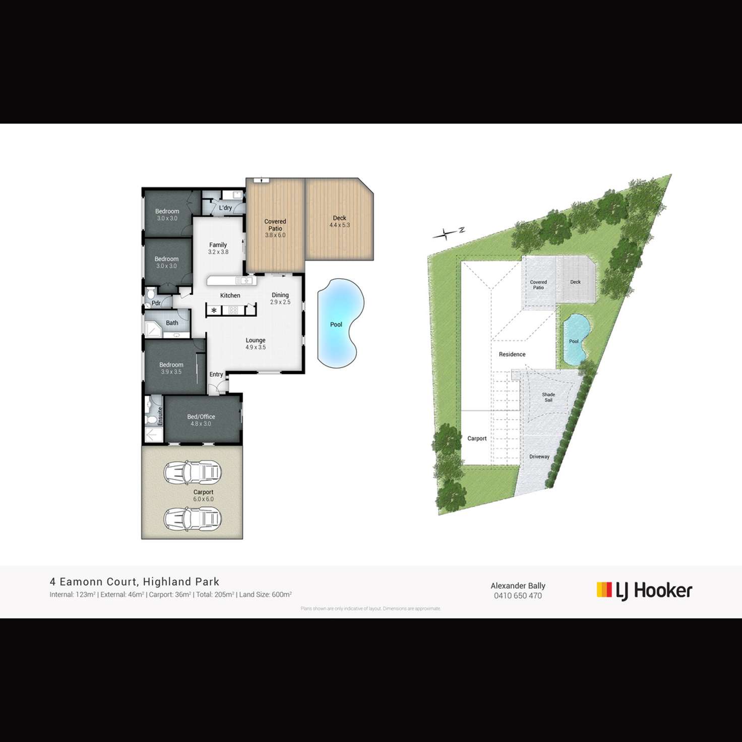 Floorplan of Homely house listing, 4 Eamonn Court, Highland Park QLD 4211