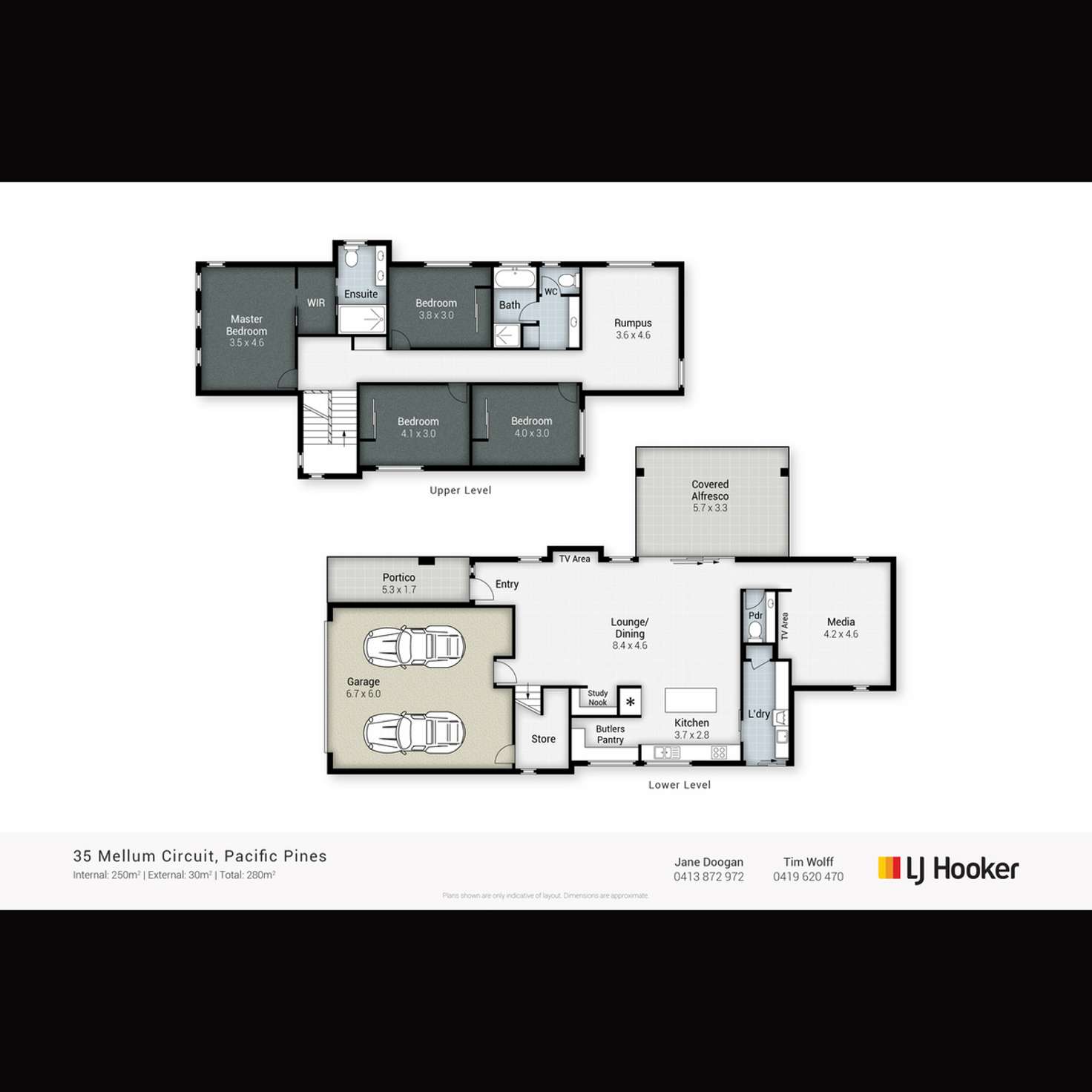 Floorplan of Homely house listing, 35 Mellum Circuit, Pacific Pines QLD 4211