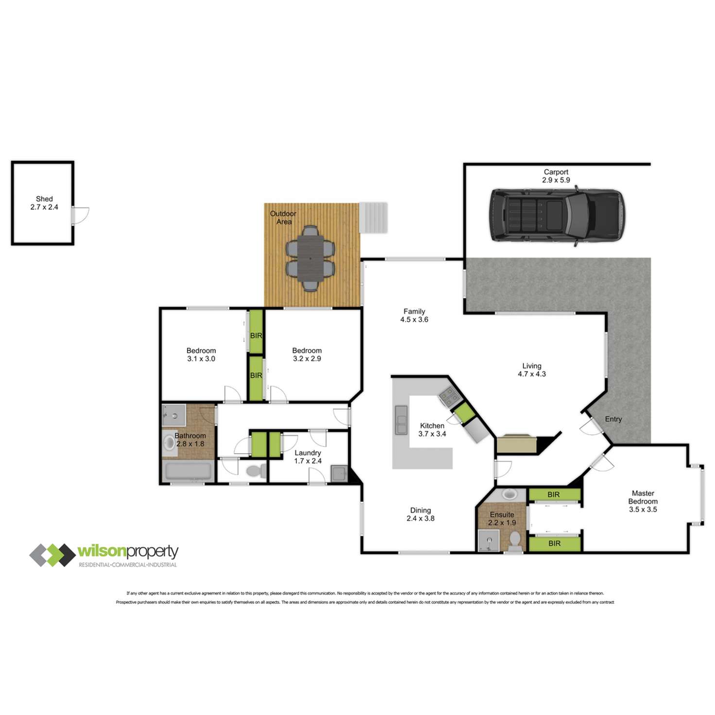 Floorplan of Homely unit listing, 45A McNairn Road, Traralgon VIC 3844