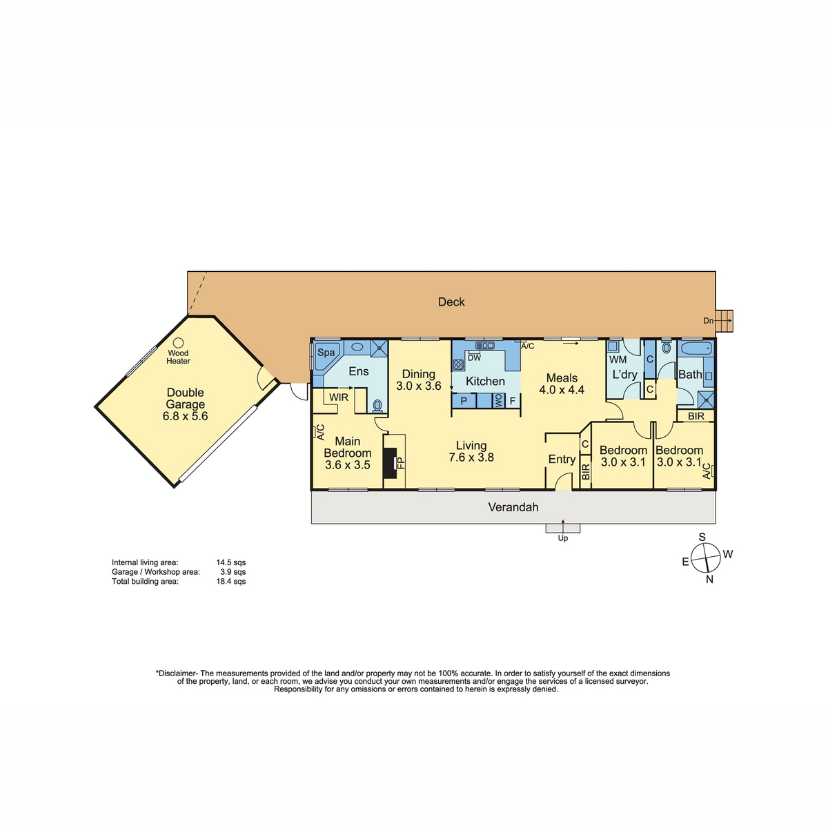 Floorplan of Homely house listing, 14 Streeton Court, Skye VIC 3977