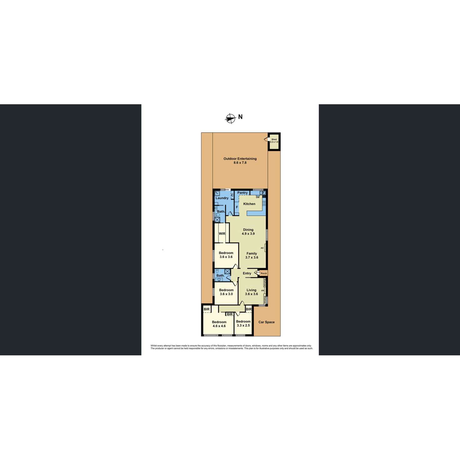 Floorplan of Homely house listing, 12 Williamstown Road, Kingsville VIC 3012