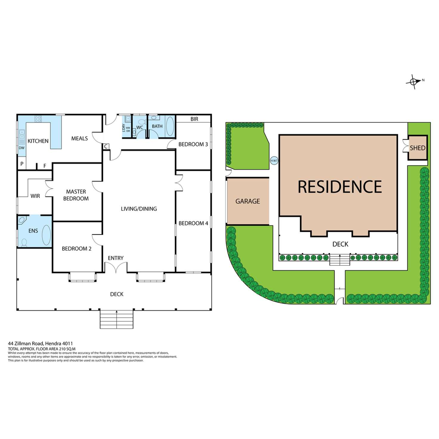 Floorplan of Homely house listing, 44 Zillman Road, Hendra QLD 4011