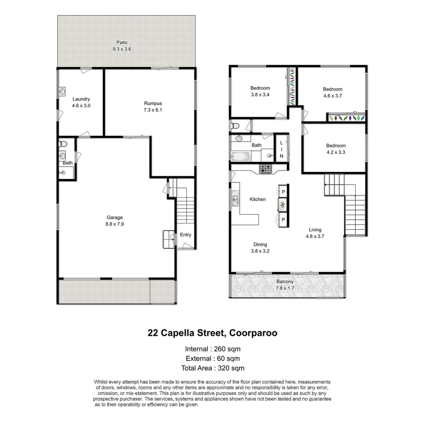 Floorplan of Homely house listing, 22 Capella Street, Coorparoo QLD 4151