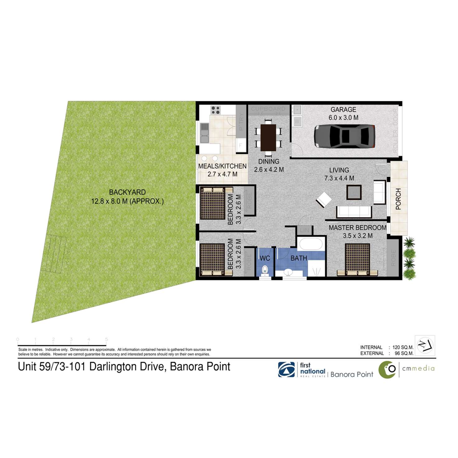 Floorplan of Homely villa listing, 59/73-101 Darlington Drive, Banora Point NSW 2486