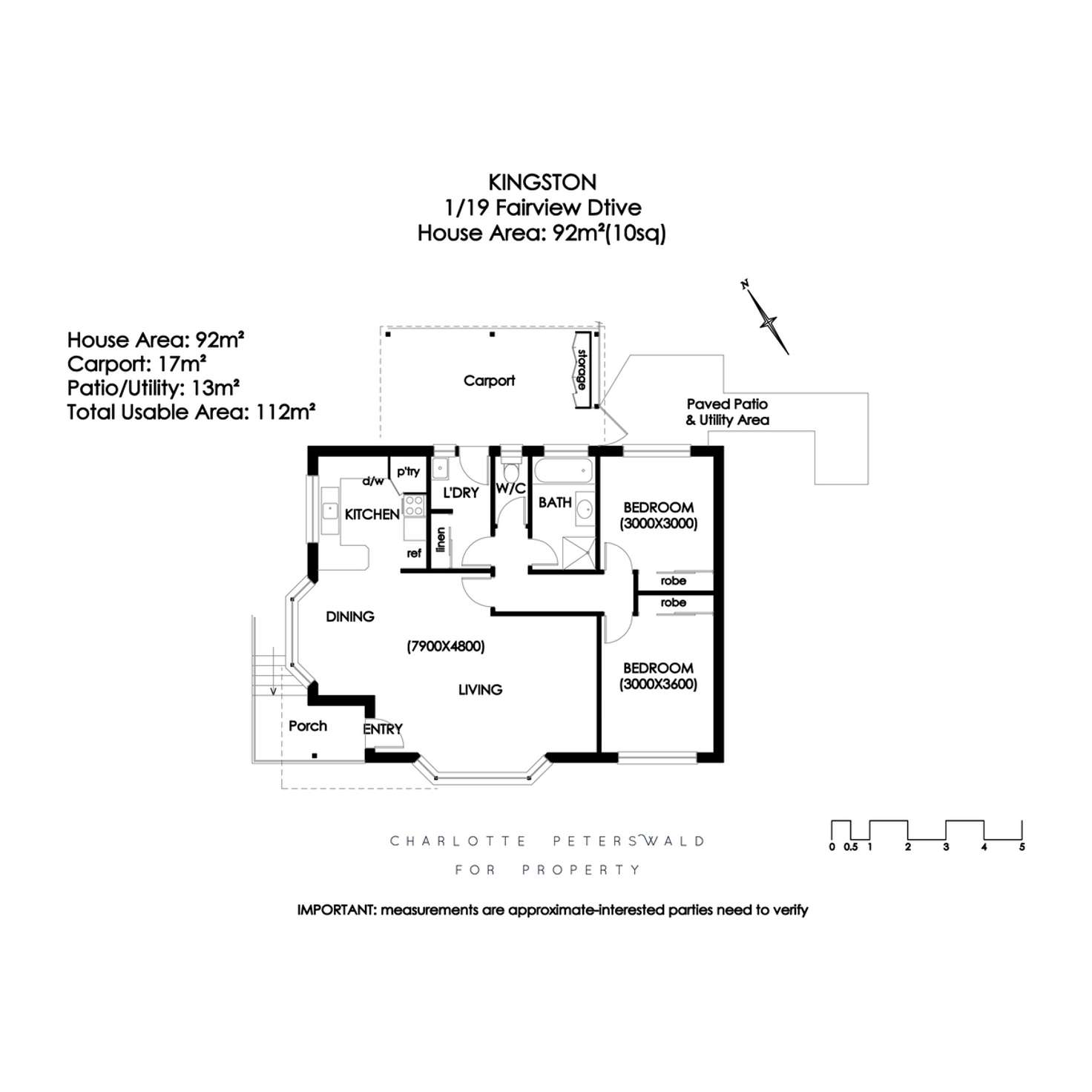 Floorplan of Homely villa listing, 1/19 Fairview Drive, Kingston TAS 7050