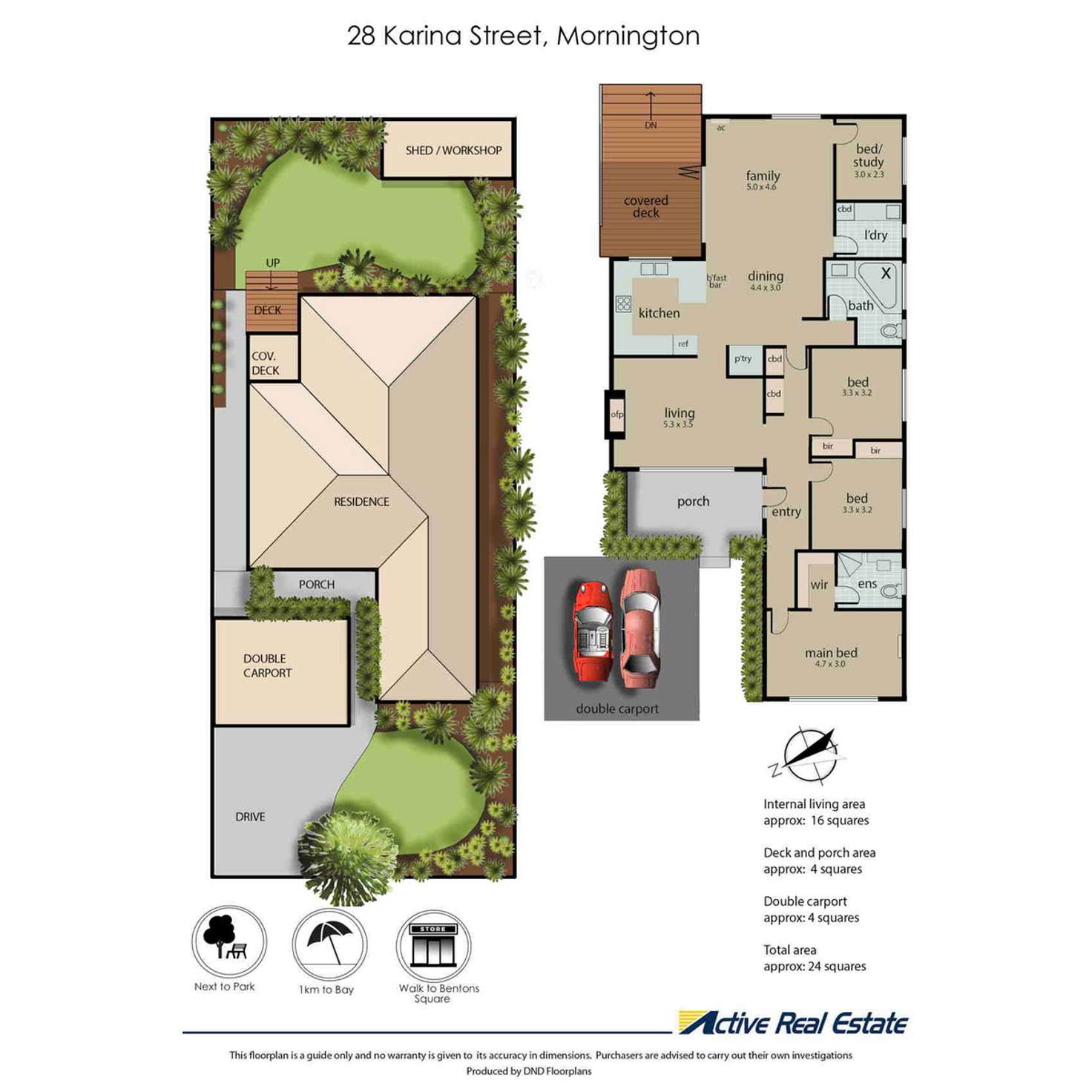 Floorplan of Homely house listing, 28 Karina Street, Mornington VIC 3931