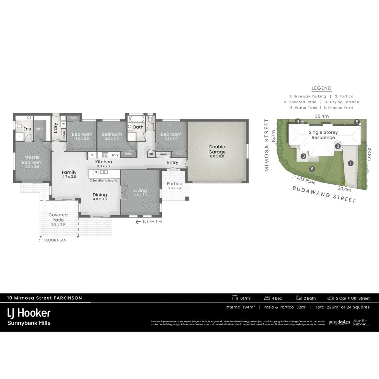 Floorplan of Homely house listing, 10 Mimosa Street, Parkinson QLD 4115