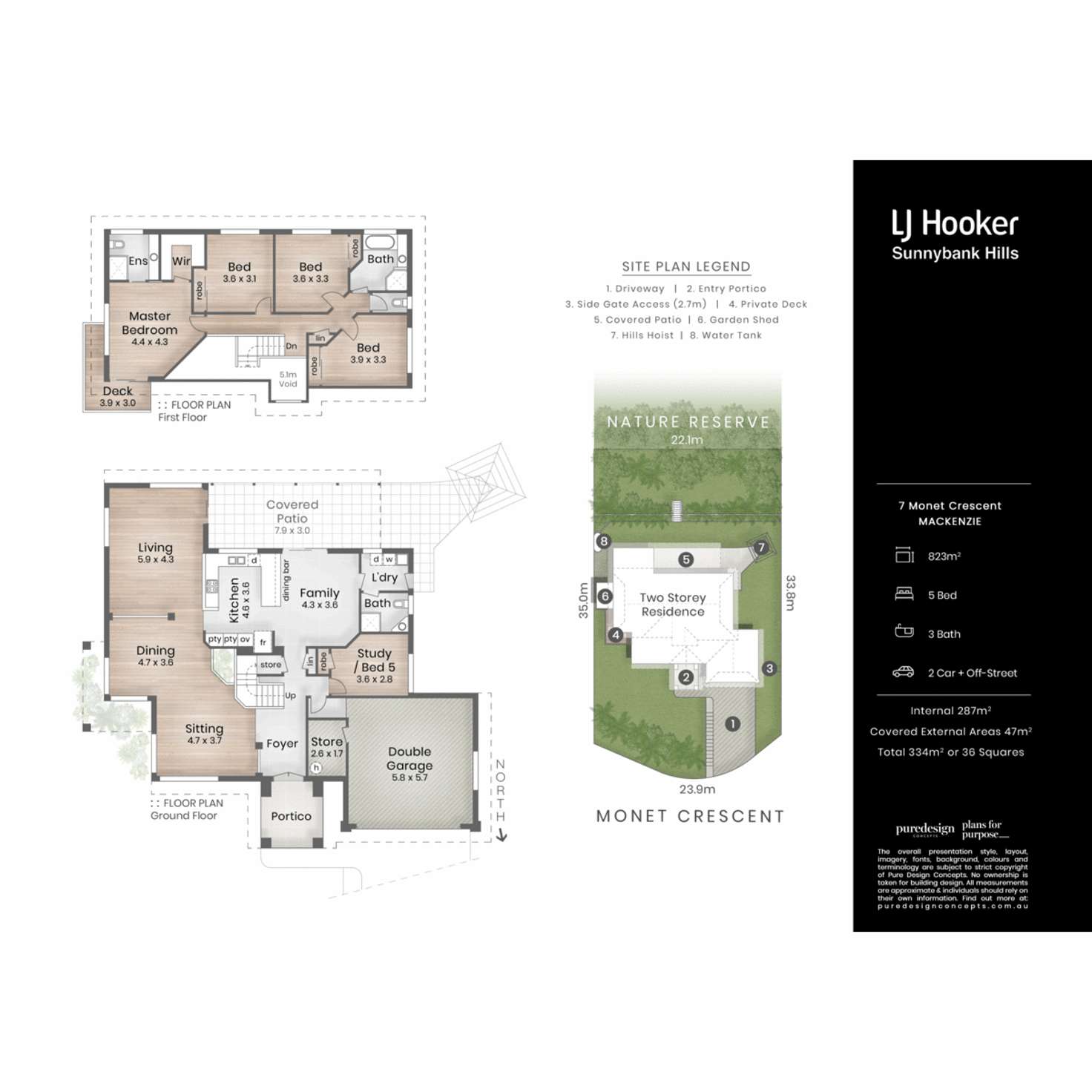 Floorplan of Homely house listing, 7 Monet Crescent, Mackenzie QLD 4156