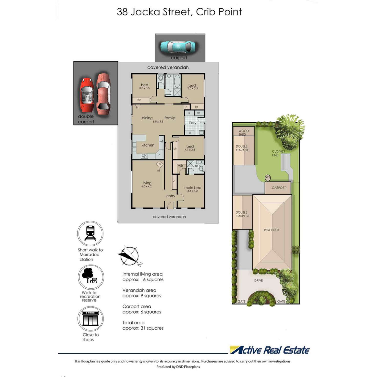 Floorplan of Homely house listing, 38 Jacka Street, Crib Point VIC 3919