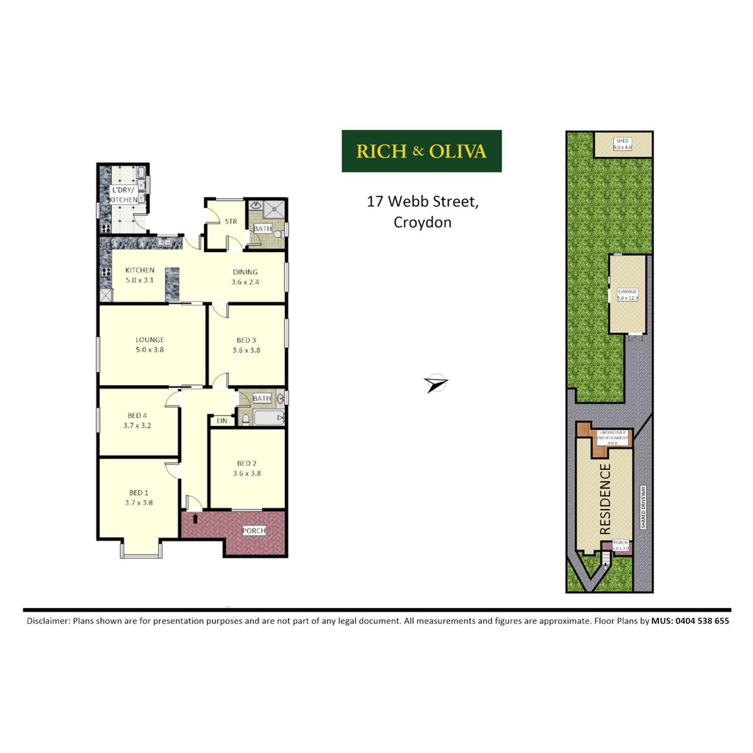 Floorplan of Homely house listing, 17 Webb Street, Croydon NSW 2132