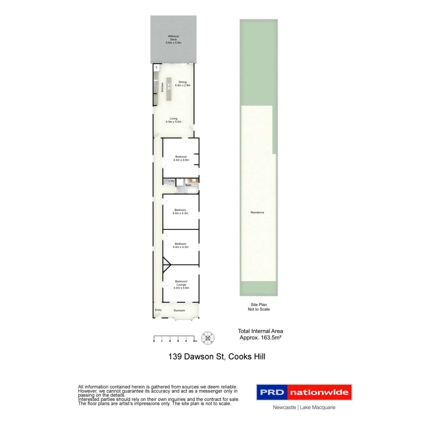 Floorplan of Homely house listing, 139 Dawson Street, Cooks Hill NSW 2300