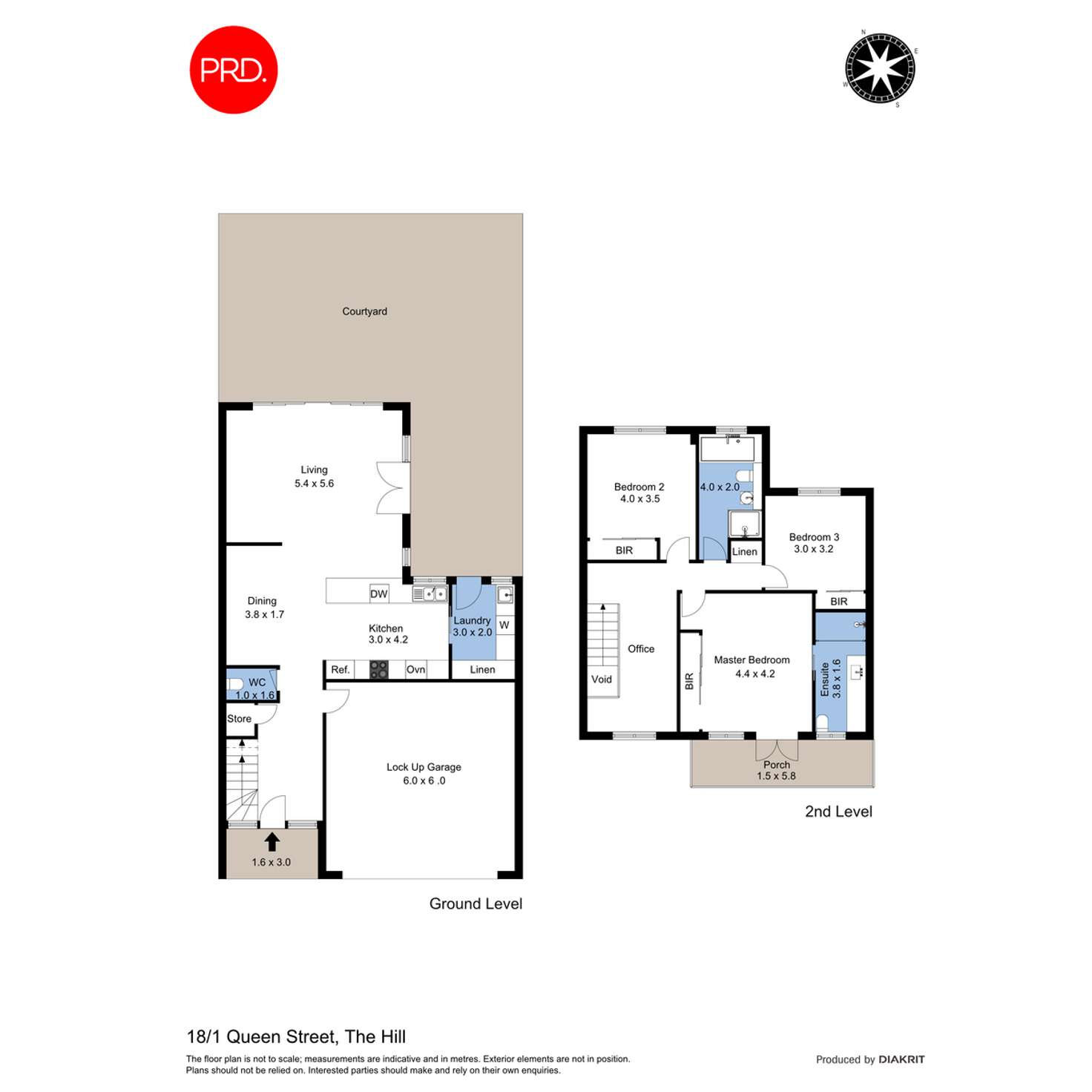 Floorplan of Homely townhouse listing, 18/1 Queen Street, Cooks Hill NSW 2300
