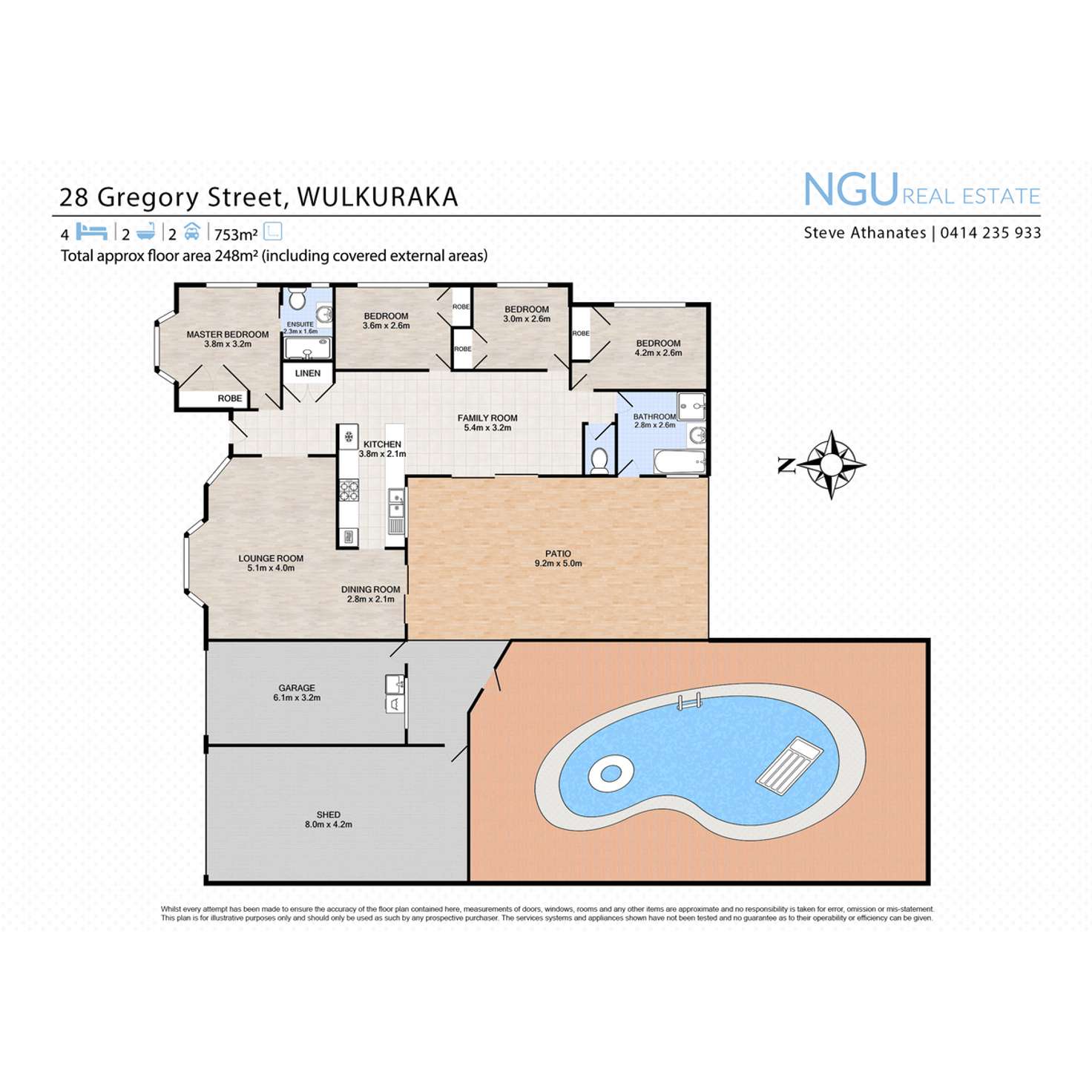 Floorplan of Homely house listing, 28 Gregory Street, Wulkuraka QLD 4305