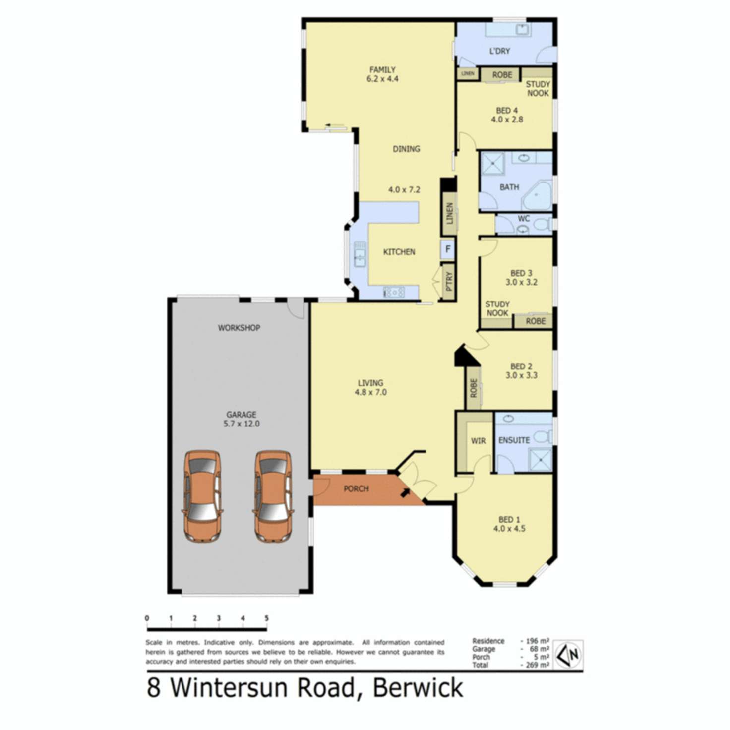 Floorplan of Homely house listing, 8 Wintersun Road, Berwick VIC 3806
