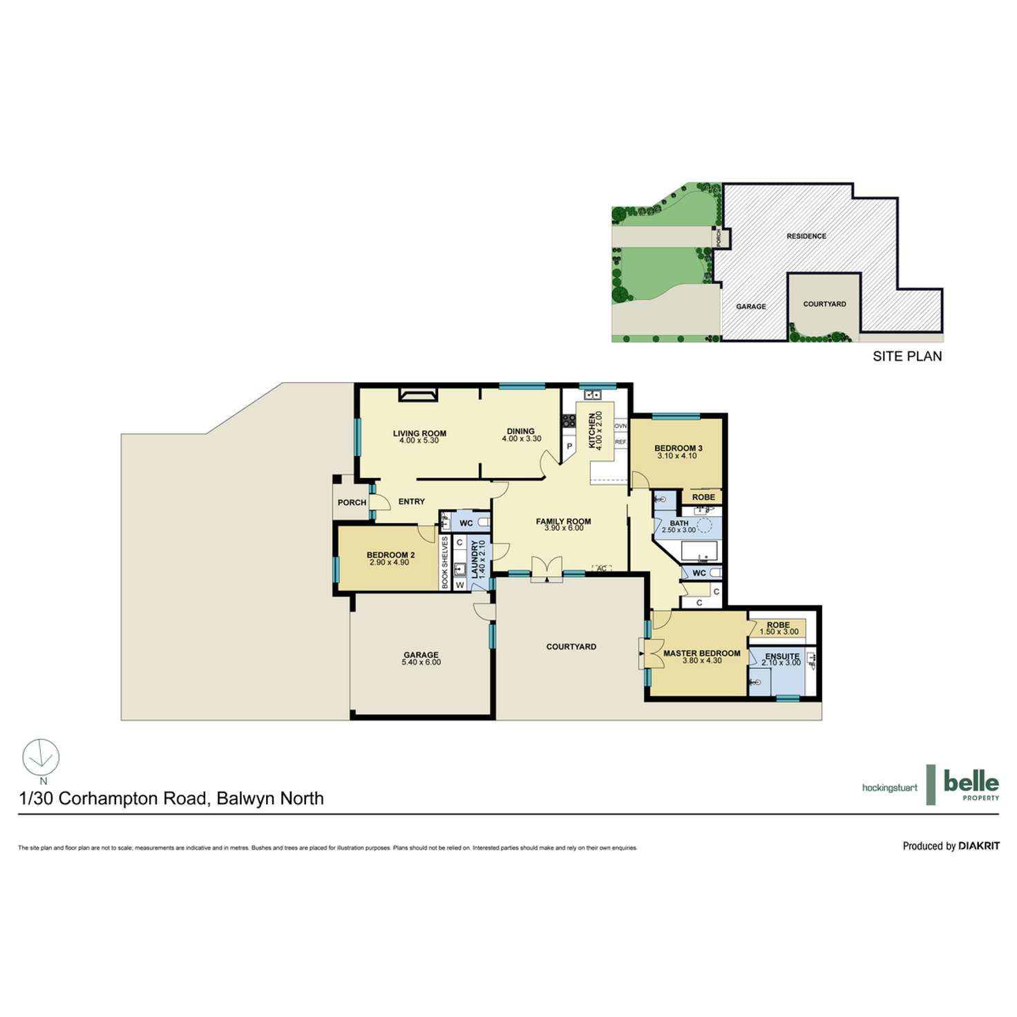 Floorplan of Homely townhouse listing, 1/30 Corhampton Road, Balwyn North VIC 3104