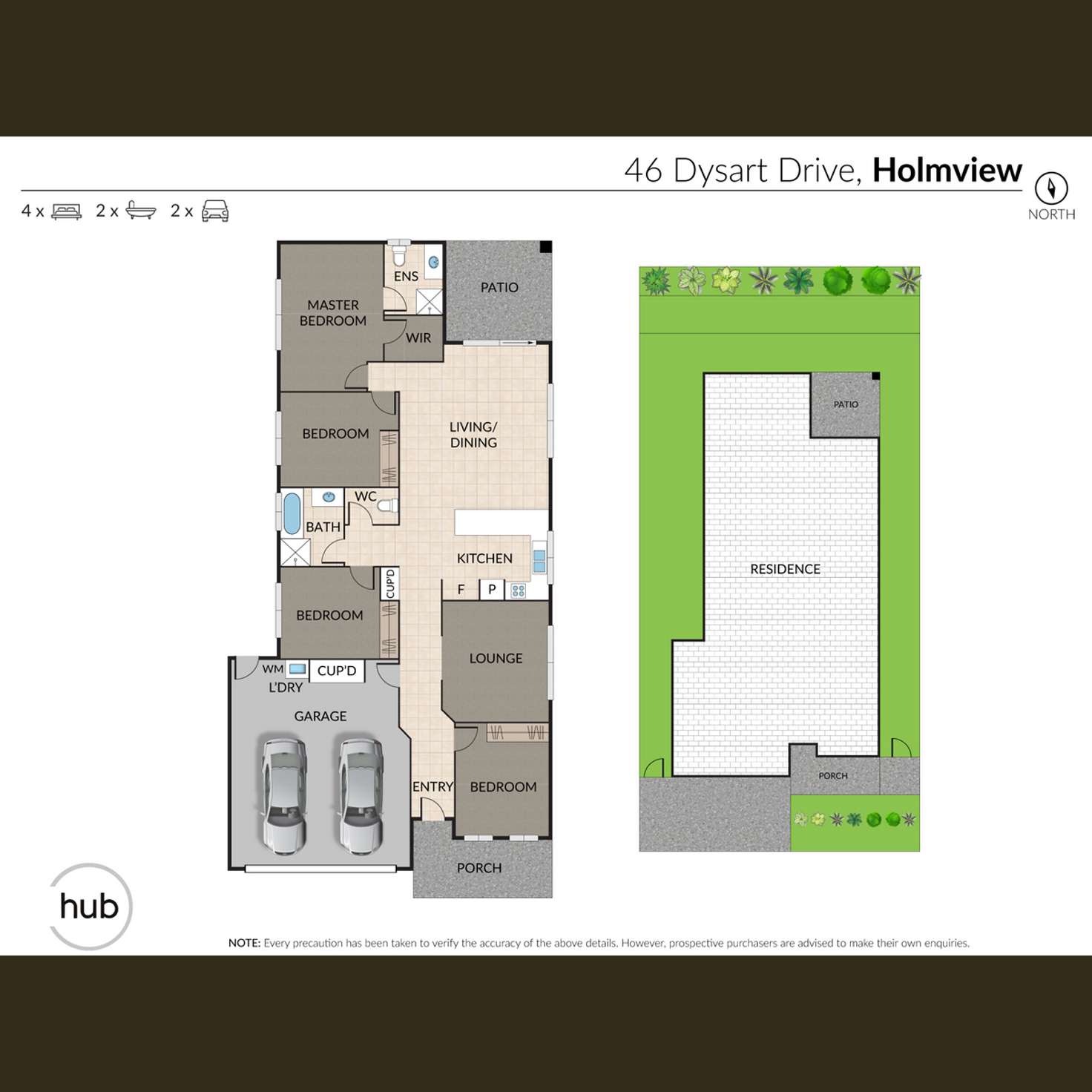 Floorplan of Homely house listing, 46 Dysart Drive, Holmview QLD 4207