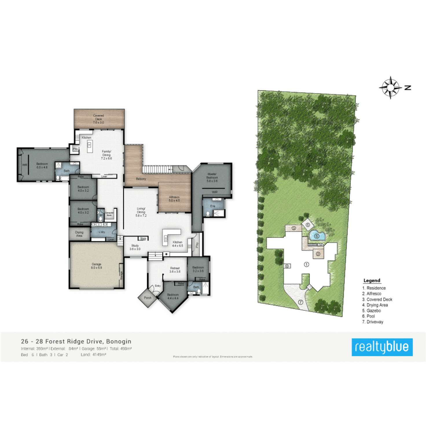 Floorplan of Homely house listing, 26 Forest Ridge Drive, Bonogin QLD 4213