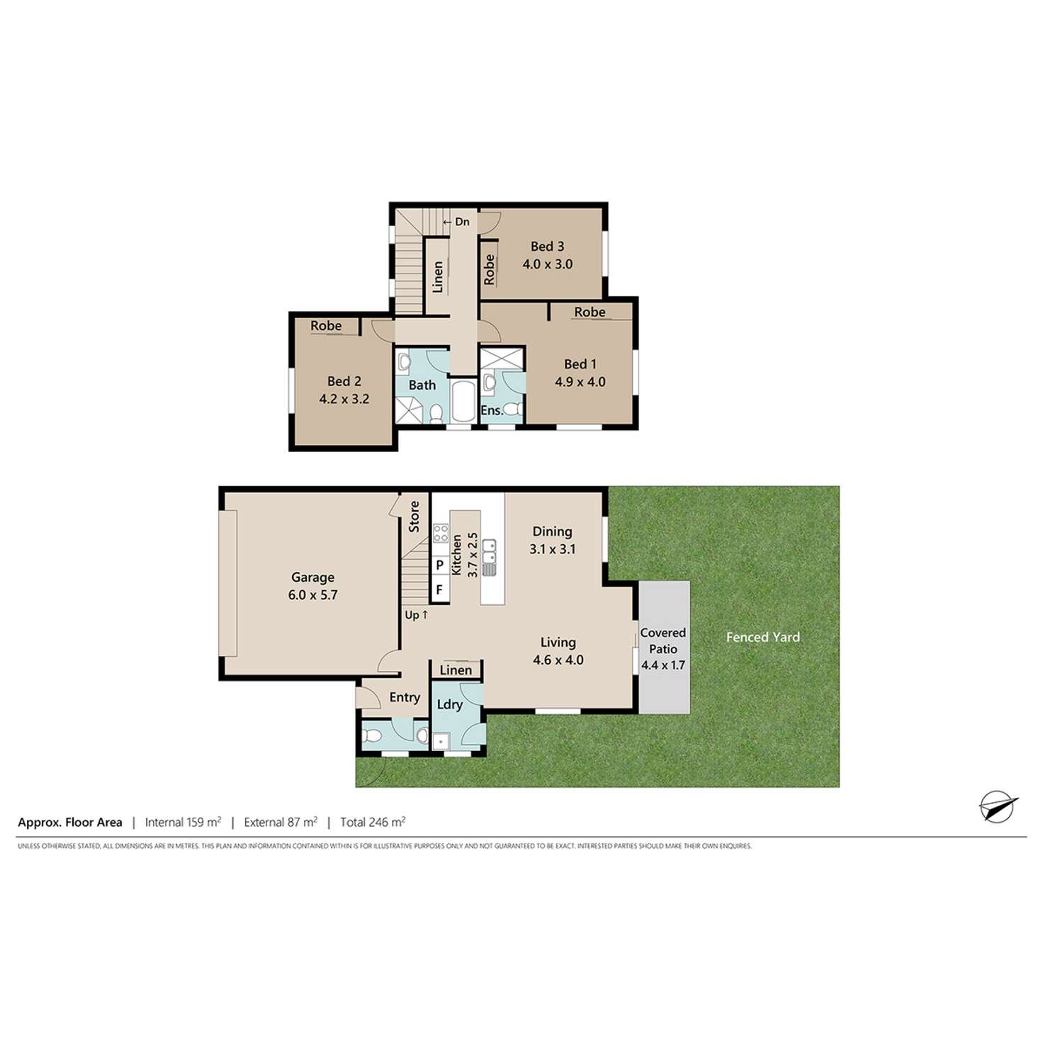 Floorplan of Homely townhouse listing, 42/13-23 Springfield College Drive, Springfield QLD 4300