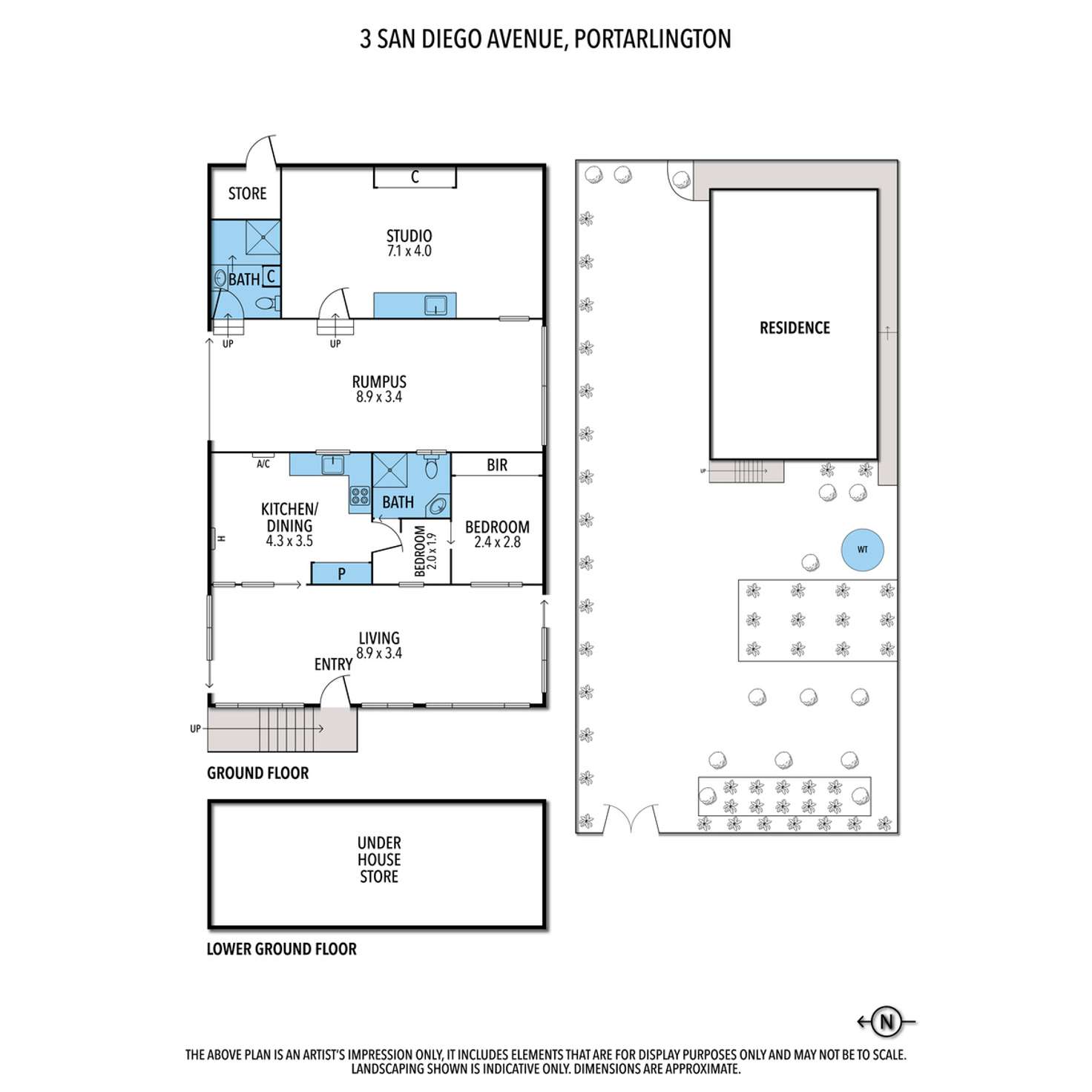 Floorplan of Homely house listing, 3 San Diego Avenue, Portarlington VIC 3223