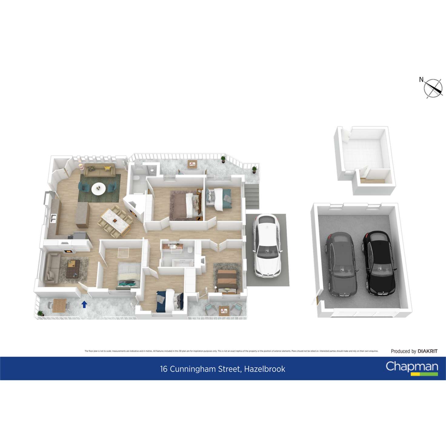 Floorplan of Homely house listing, 16 Cunningham Street, Hazelbrook NSW 2779