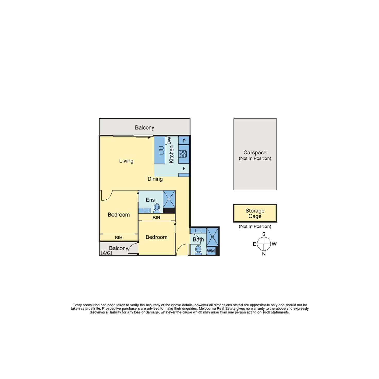 Floorplan of Homely apartment listing, 1613/40 Hall Street, Moonee Ponds VIC 3039