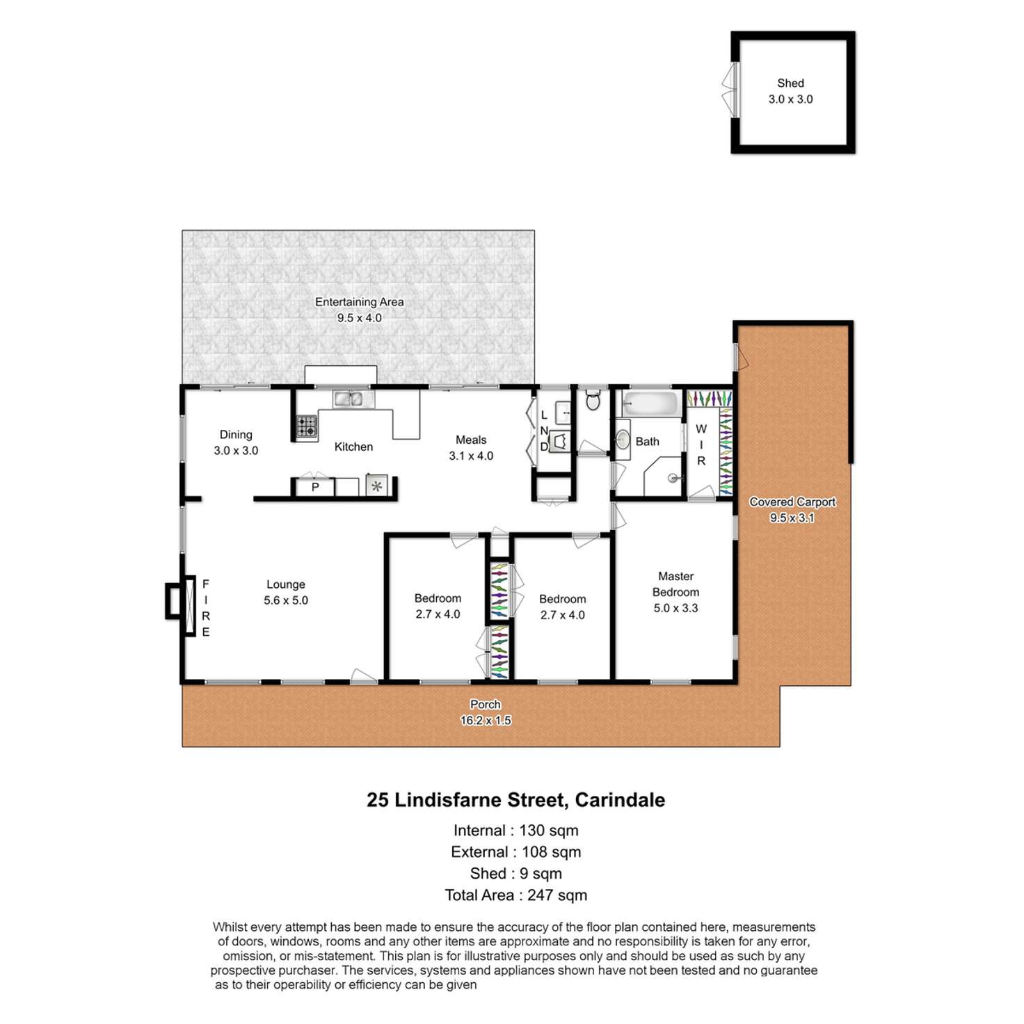 Floorplan of Homely house listing, 25 Lindisfarne Street, Carindale QLD 4152
