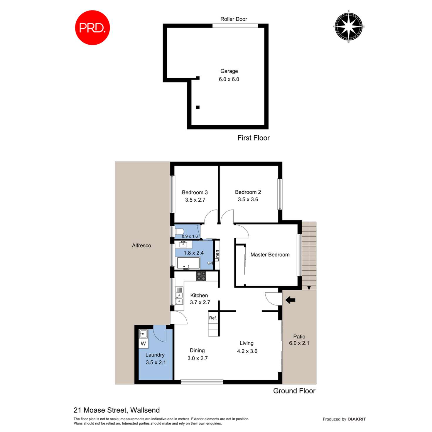 Floorplan of Homely house listing, 21 Moase Street, Wallsend NSW 2287