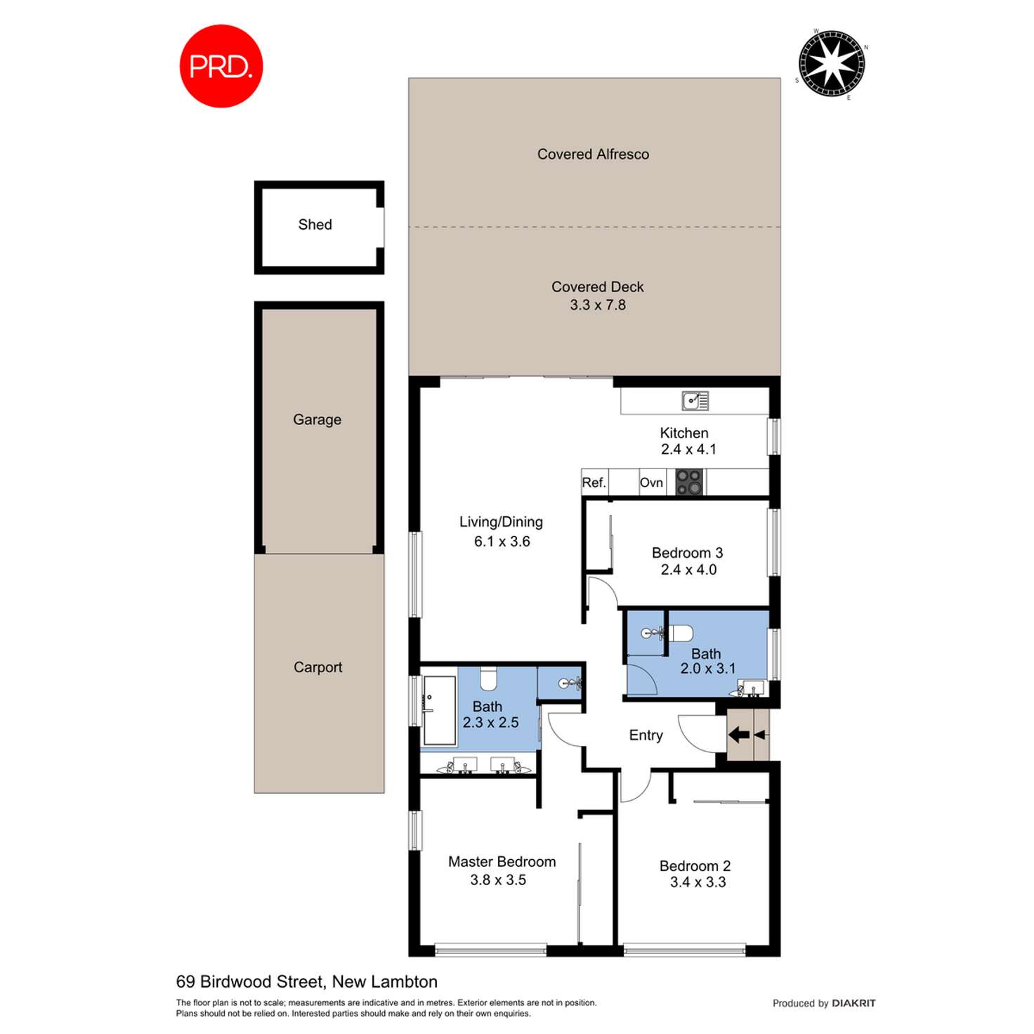 Floorplan of Homely house listing, 69 Birdwood Street, New Lambton NSW 2305