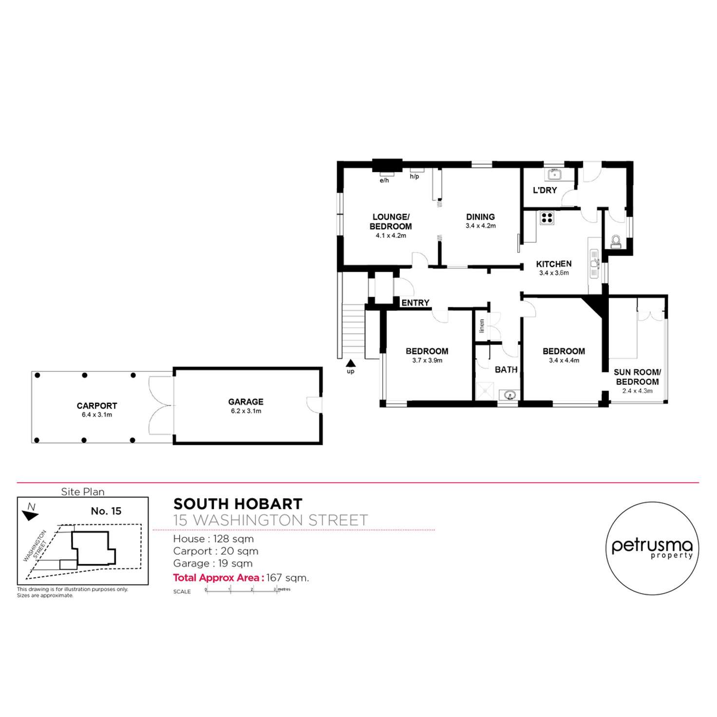 Floorplan of Homely house listing, 15 Washington Street, South Hobart TAS 7004