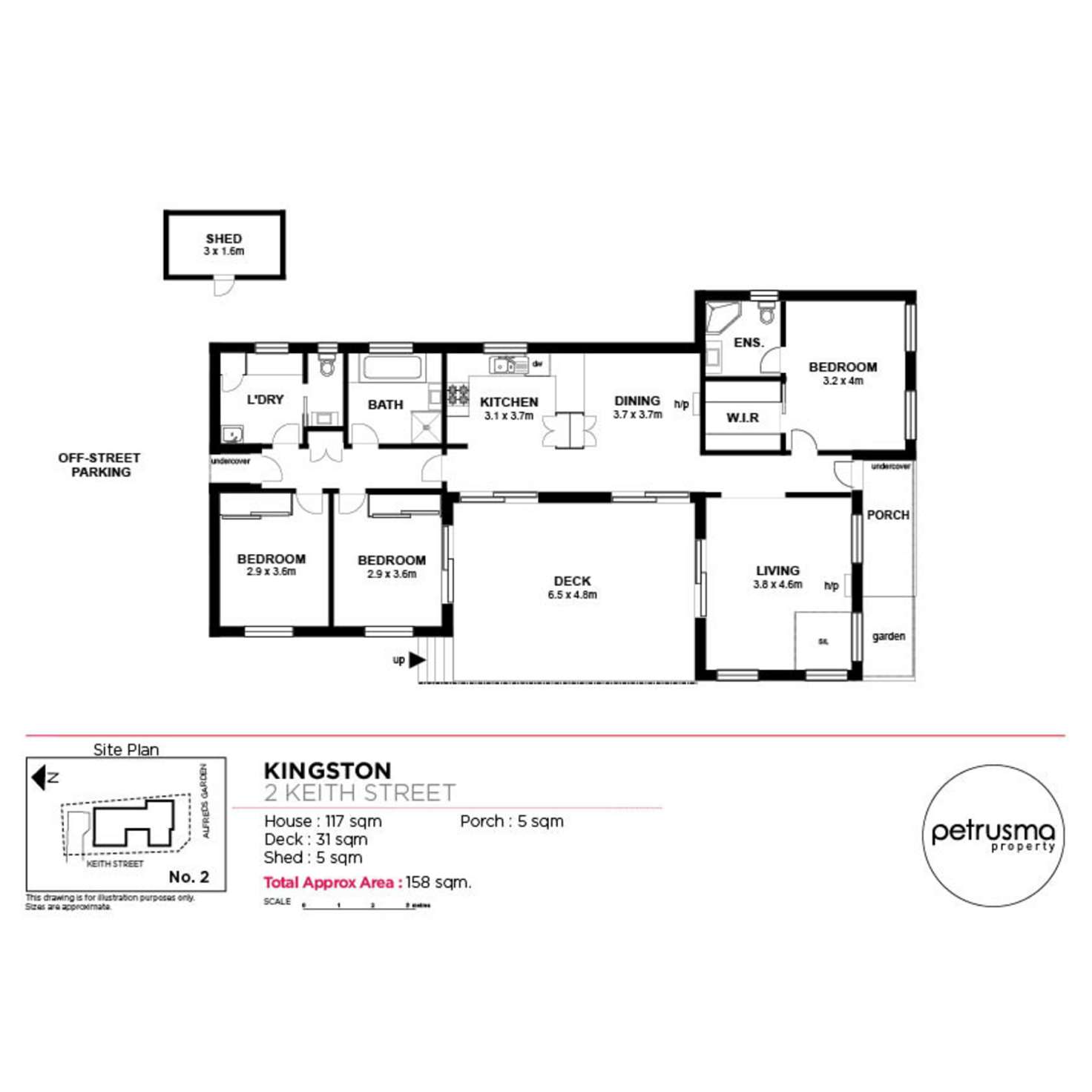 Floorplan of Homely house listing, 2 Keith Street, Kingston TAS 7050