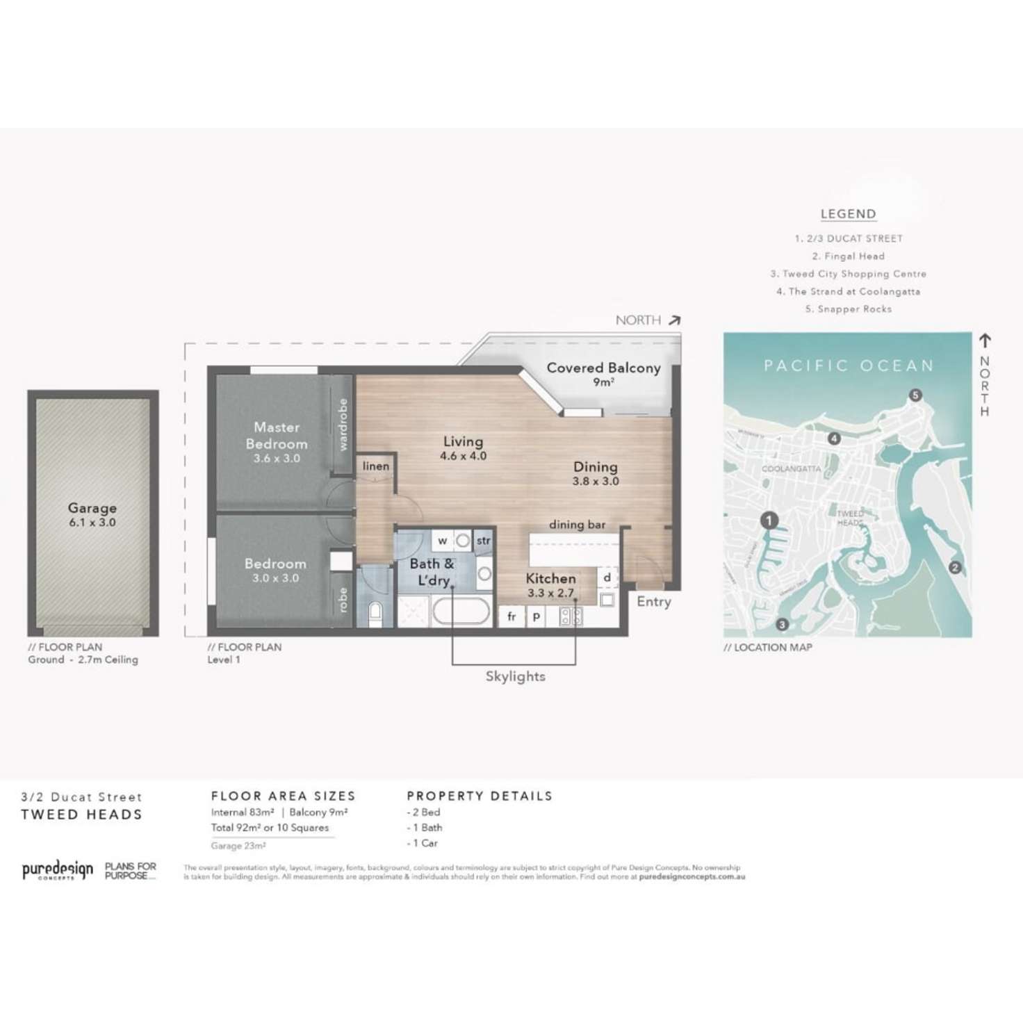 Floorplan of Homely unit listing, 3/2 Ducat Street, Tweed Heads NSW 2485