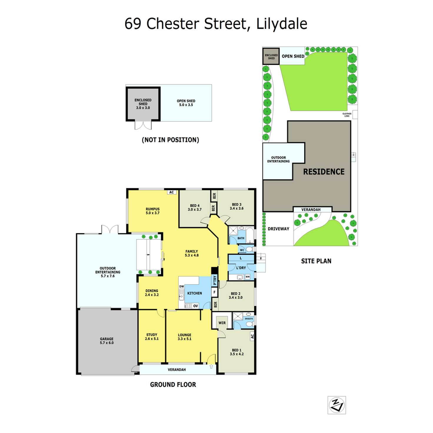 Floorplan of Homely house listing, 69 Chester Street, Lilydale VIC 3140