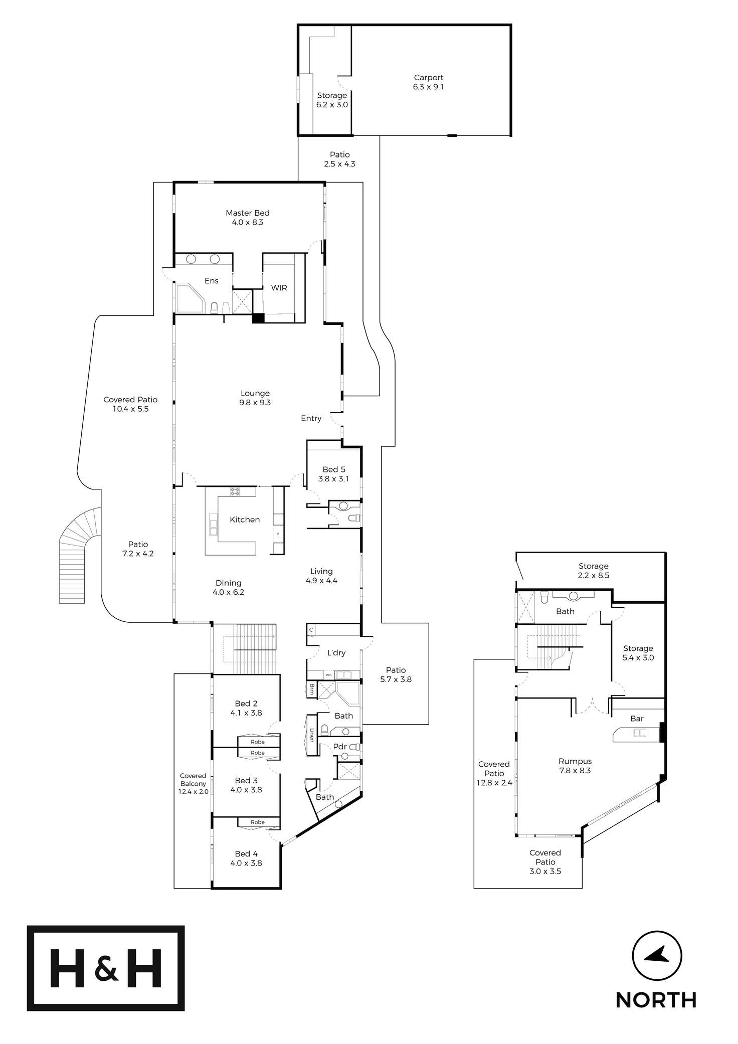 Floorplan of Homely house listing, 5/29-31 Gem Road, Kenmore QLD 4069
