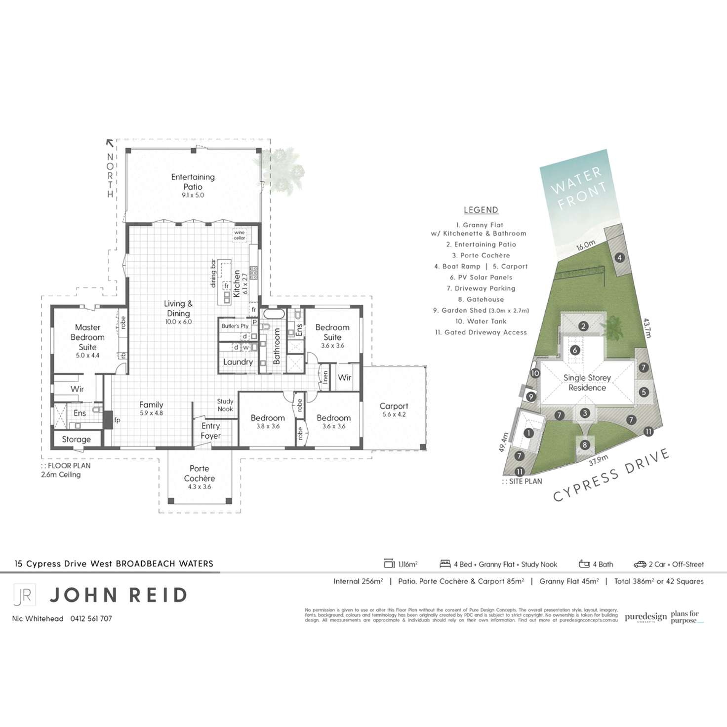 Floorplan of Homely house listing, 15 Cypress Drive West, Broadbeach Waters QLD 4218