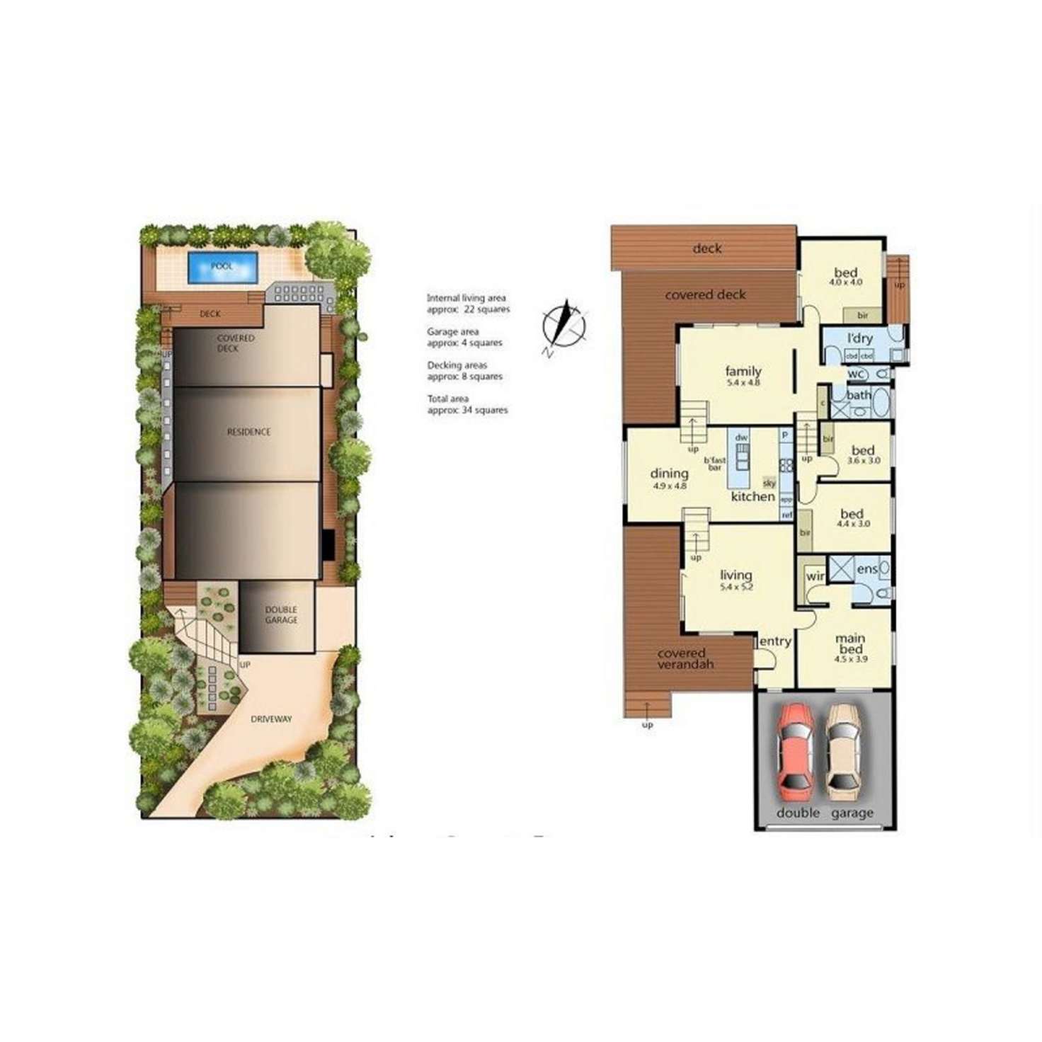 Floorplan of Homely house listing, 3 Ridge Crt, Rye VIC 3941