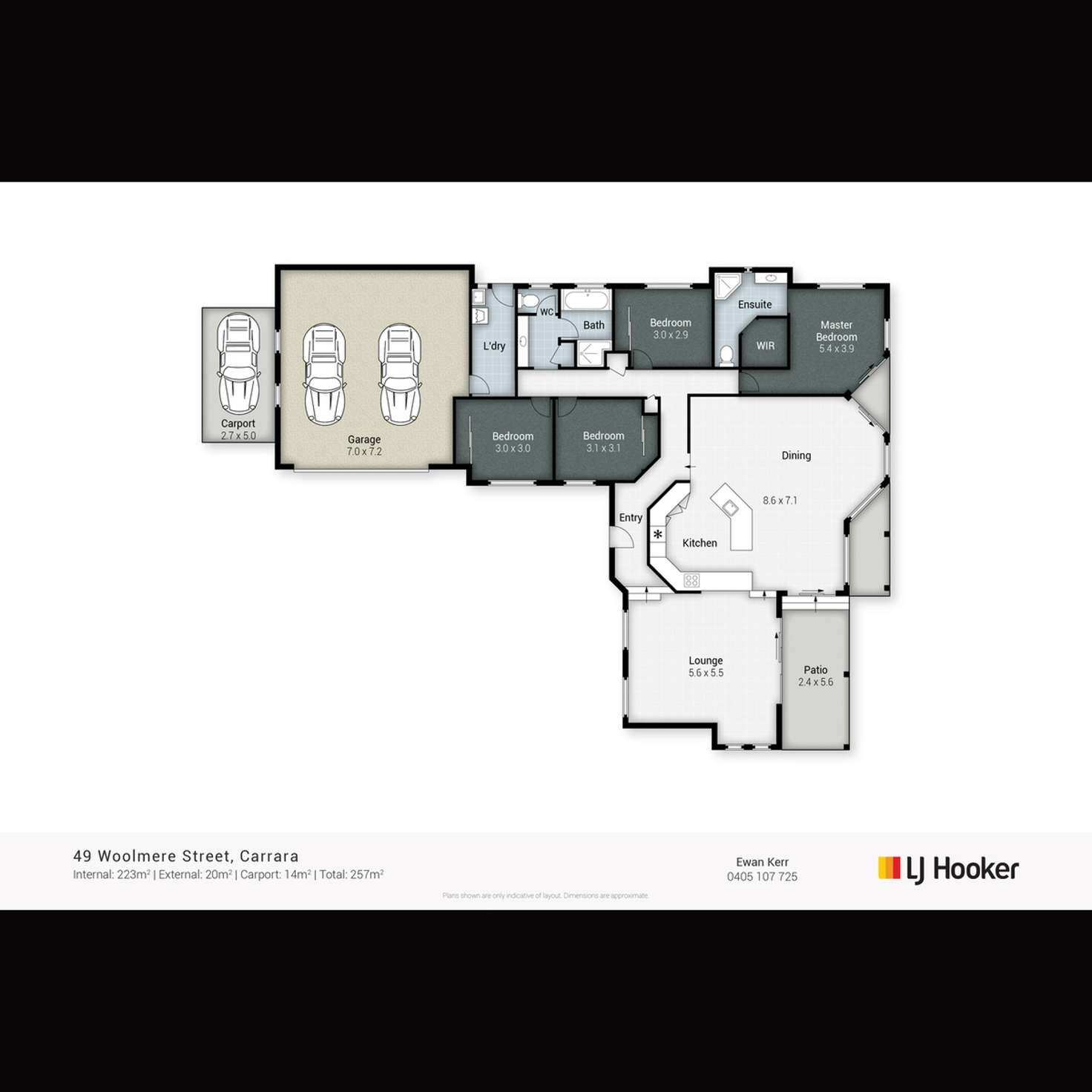 Floorplan of Homely house listing, 49 Woolmere Street, Carrara QLD 4211