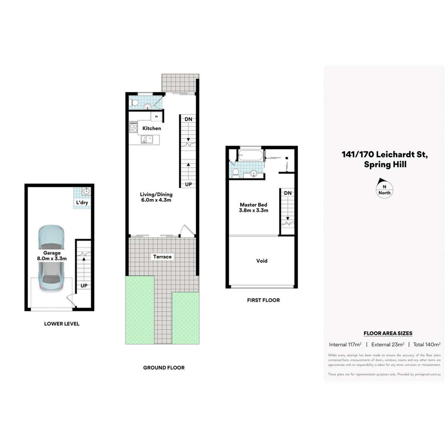 Floorplan of Homely unit listing, 141/170 Leichhardt Street, Spring Hill QLD 4000