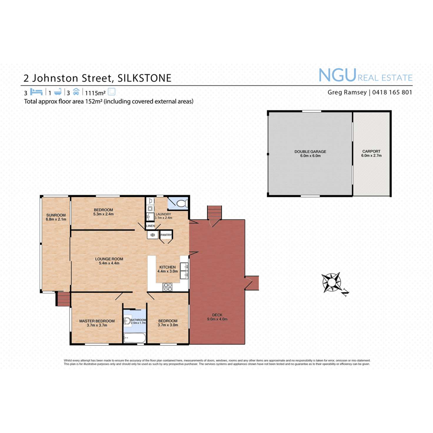 Floorplan of Homely house listing, 2 Johnston Street, Silkstone QLD 4304