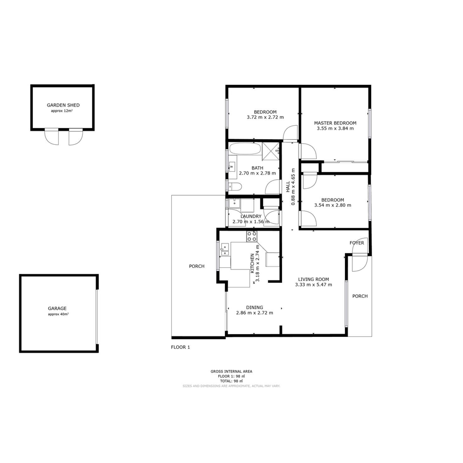 Floorplan of Homely house listing, 2 Nicholas Avenue, Dodges Ferry TAS 7173